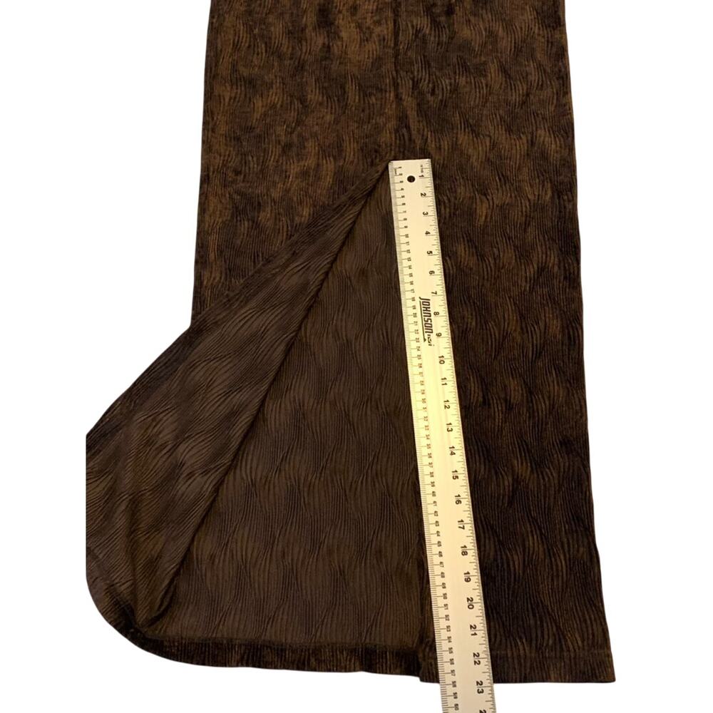 Scott McClintock Womens NEW Slip Dress  12 Chiffon Chocolate Brown Maxi Bodycon - Picture 14 of 16